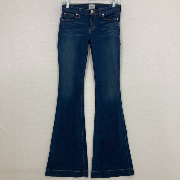Hudson Jeans Denim - Hudson Medium Wash Stretch Ferris Flap Flare Jeans size 25
